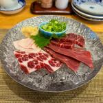 くじら造り4種盛り合せ
