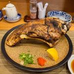 まぐろカマ塩焼き
