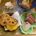本日の酒肴膳(ほそぼそ亭)