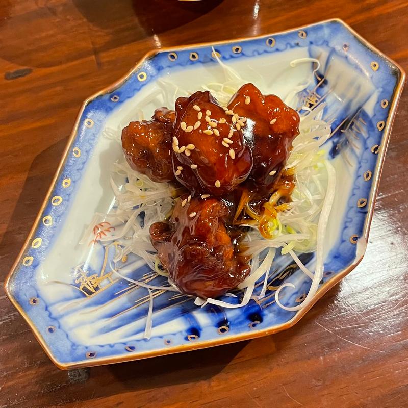 酢豚(四川料理と小吃 奏煖 福島)