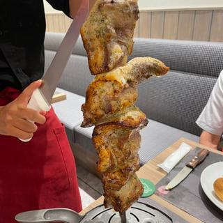 【9,10月限定!】ディナー■希少部位イチボを含むブラジリアンBBQ食べ放題コース■20種シュラスコ＋サイド2品(シュラスコ&ビアレストラン ALEGRIA（アレグリア） 中之島フェスティバルプラザ店)