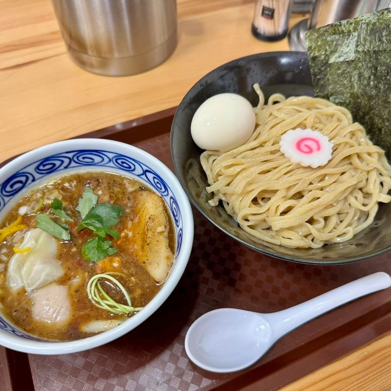 つけ麺中盛り＋特製トッピング(らーめん理庵)
