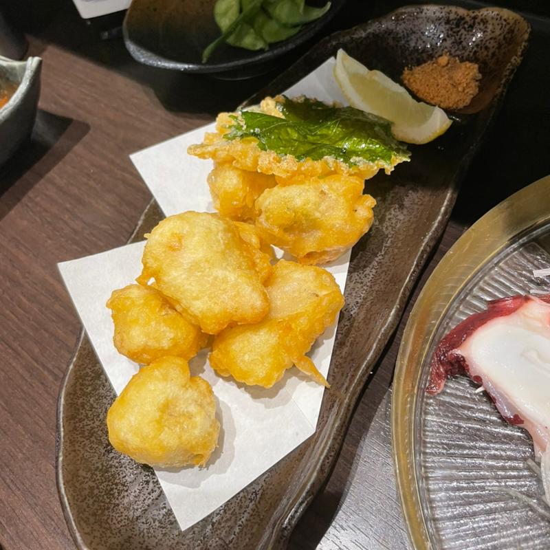 白子揚げ(鮮味・鉄板酒場いっとく本店)