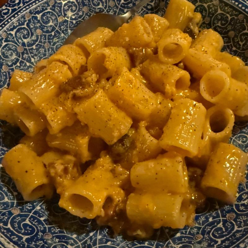 メッツァリガトーニカルボナーラ(スポルカチョーネ)