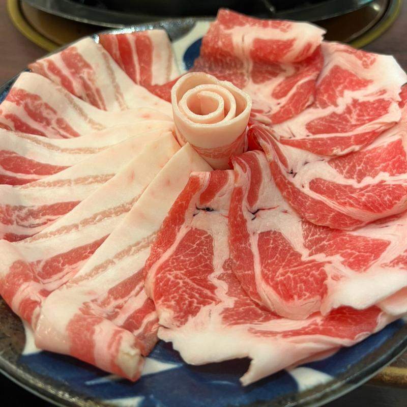 アグー豚　バラ100 肩ロース100(島豚しゃぶしゃぶ あぐー家)