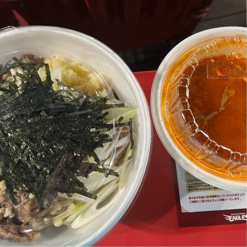 冷やし肉そば(ラーメン☆ビリー 楽天生命パーク宮城店)