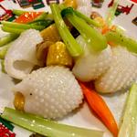 イカ塩炒め