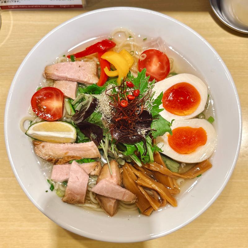 冷やし塩ラーメン(函館塩ラーメン 五稜郭 （ゴリョウカク）)
