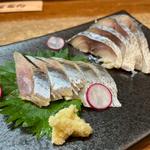 きずし二種盛り（さば、にしん）