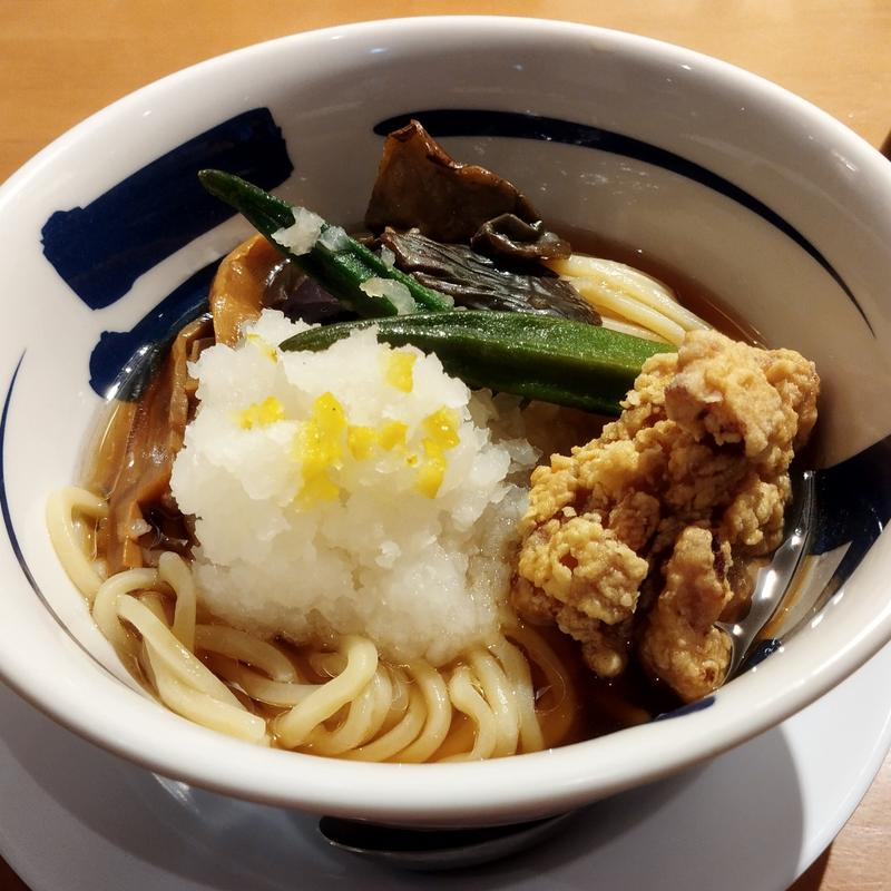 夏野菜のさっぱり 鬼おろし冷やし麺(つけ麺専門店 三田製麺所 北新地店)