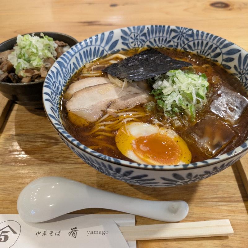 冷辛漁師そば【夏季限定】(中華そば 肴 yamago(ヤマゴ))