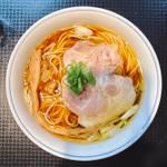 水と鶏醤油ラーメン