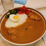 スタミナカレー＋鶏唐揚げ1個
