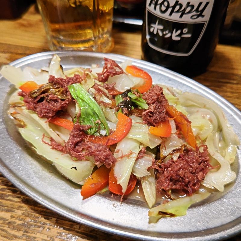 キャベツとコンビーフ炒め(のげちゃん)