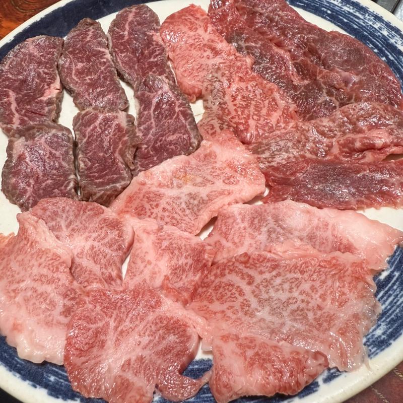 カルビ、ロース、ハラミ(朝楽苑 日立店)
