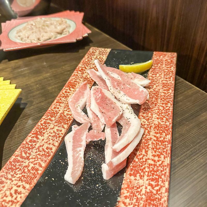 塩 トントロ(焼き肉 ホルモン まる金)