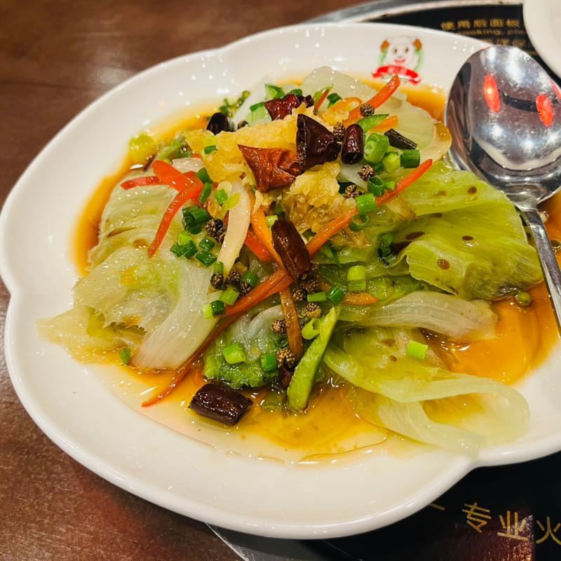 かぶの強火炒め(中華料理 楽苑)