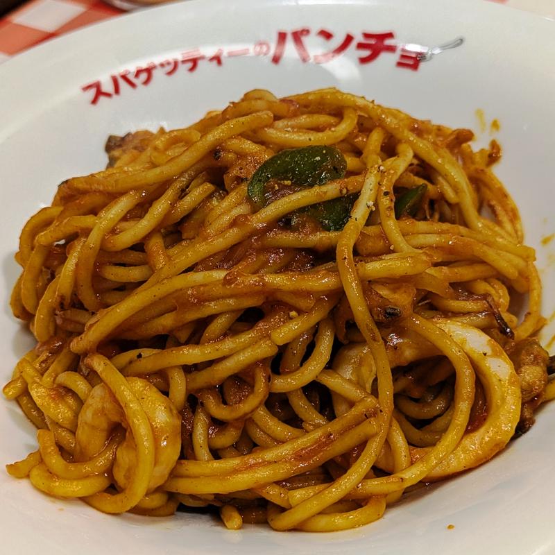 海鮮ナポ(スパゲッティーのパンチョ プレナ幕張店)