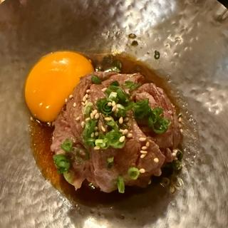 和牛炙りユッケ