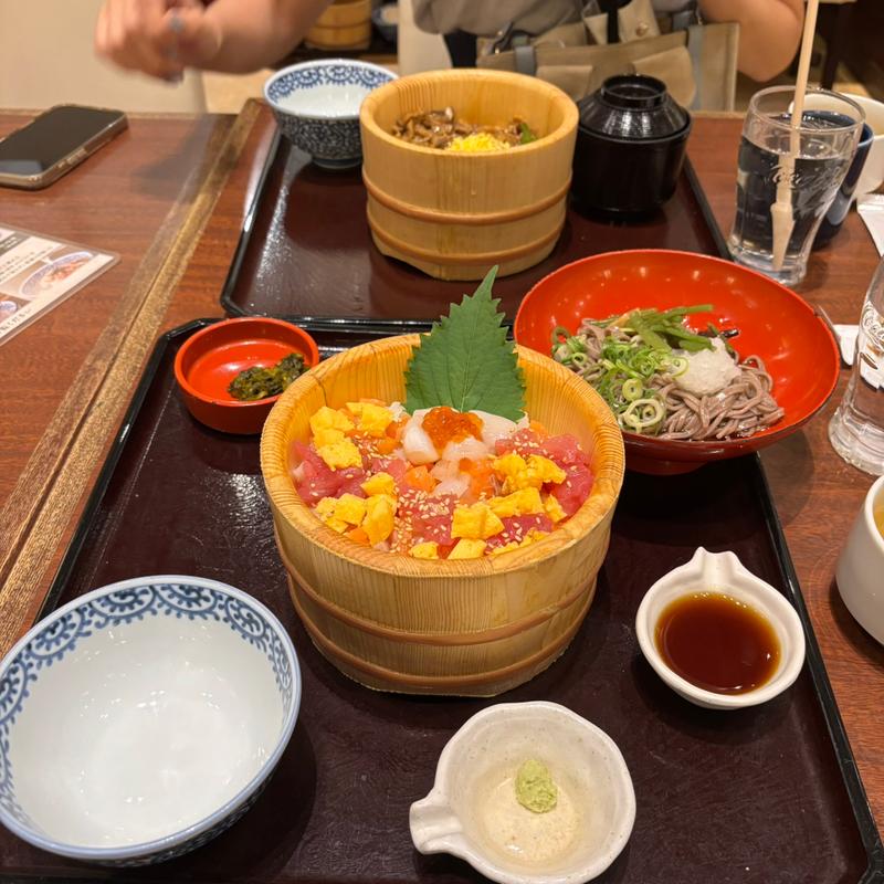 彩りおひつ小冷そばセット(おひつごはん四六時中 八千代緑ヶ丘店 )