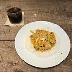 季節野菜の鶏キーマカレー
コーヒーICE