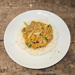季節野菜の鶏キーマカレー