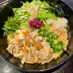 豚しゃぶとたっぷり香味野菜の冷製和風おろし