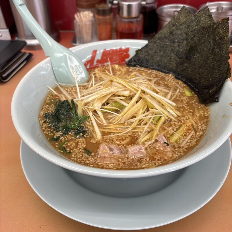 味噌ネギラーメン(ラーメン山岡家 越谷レイクタウン店)