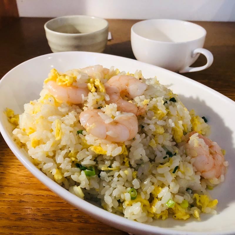 海老炒飯(家常菜 博朱)