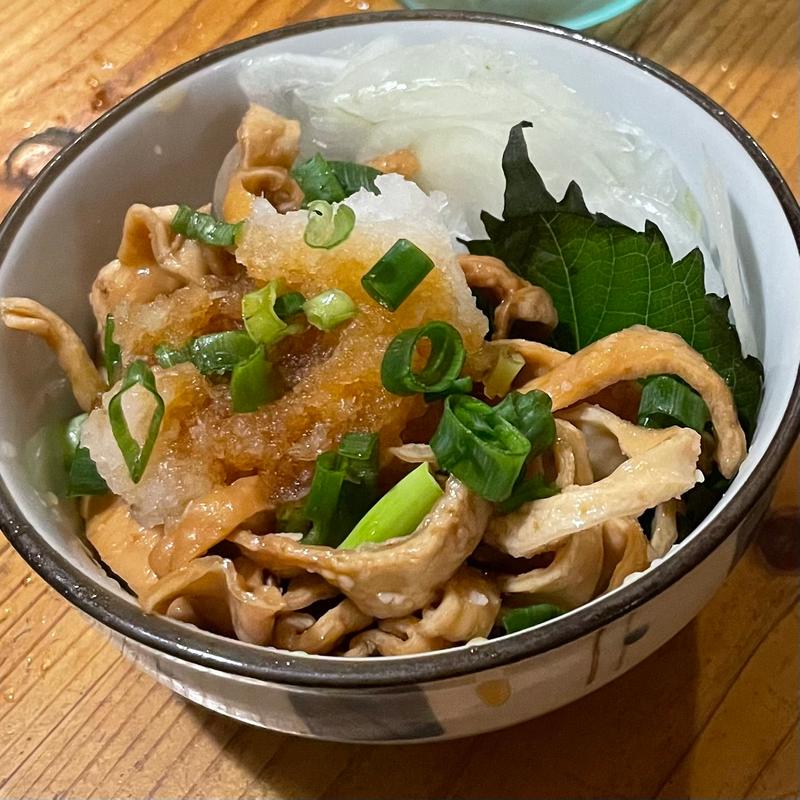 鶏皮ポン酢(やきとん 源太郎 )