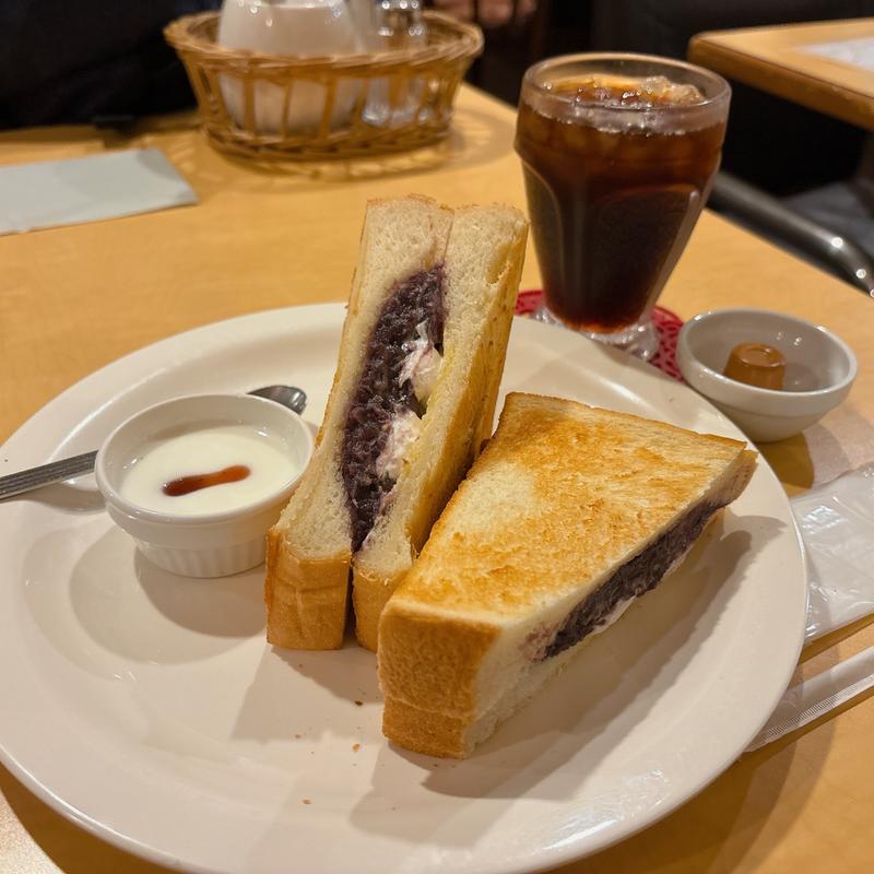 おぐらトーストセット( ソルティーシュガー )