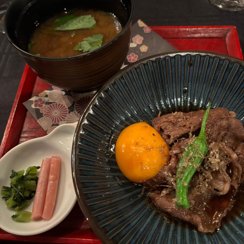 黒毛和牛すき焼き(花蝶 銀座本店)