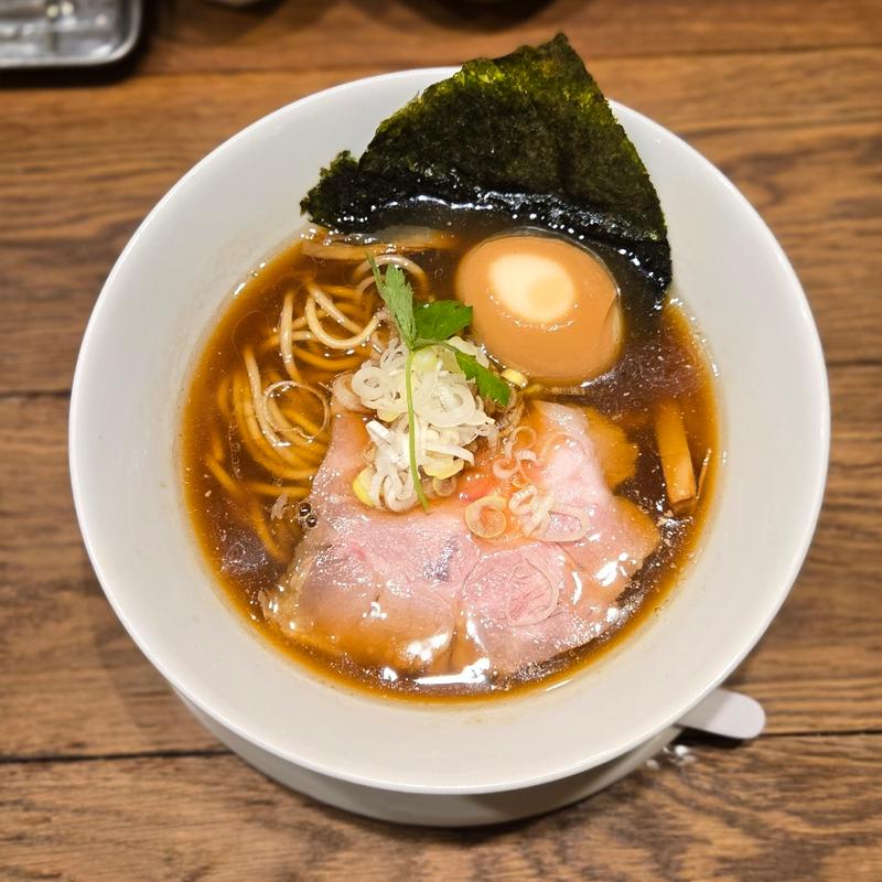 名物中華そば(本町製麺所阿倍野卸売工場　中華そば工房)