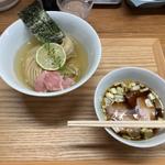 昆布水のつけめん醤油