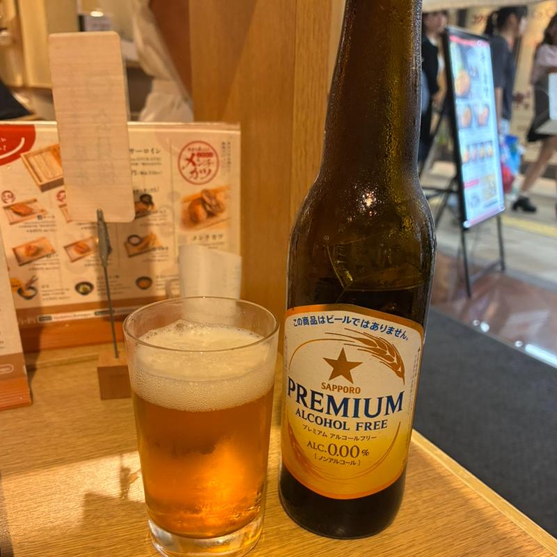 ノンアルコールビール(牛カツ京都勝牛 アルデ新大阪店)