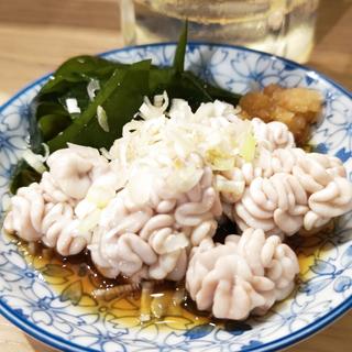 白子ぽん酢(貝 刺身専門店 しらはら 関内)