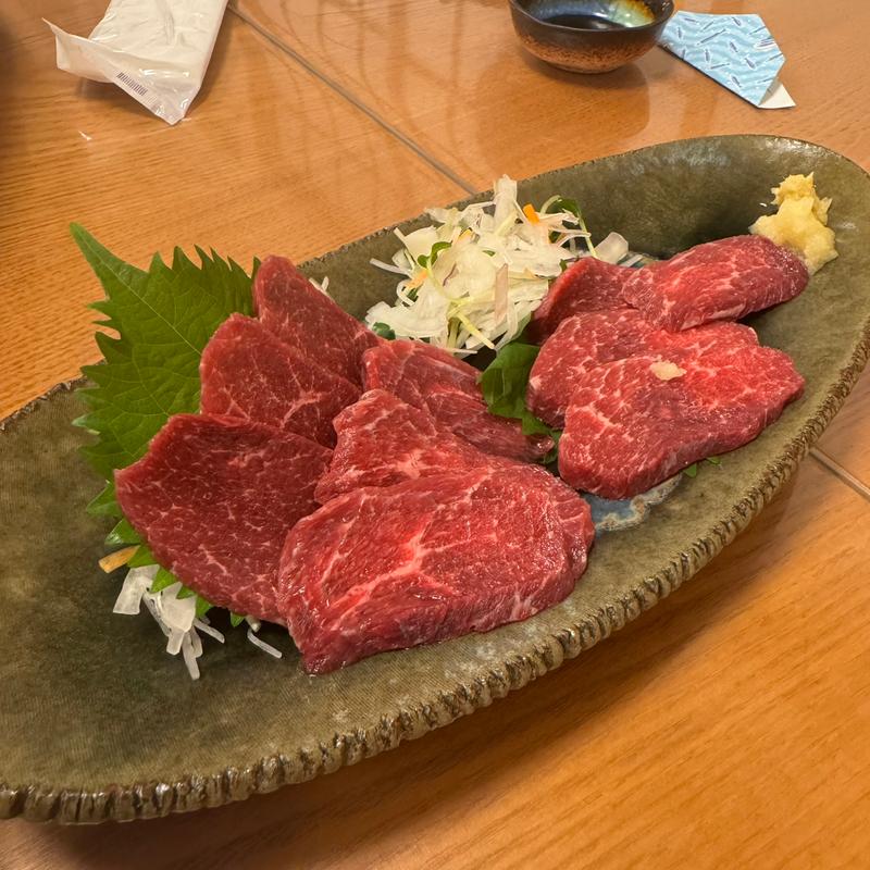 馬刺しロース(日本料理 季粋)