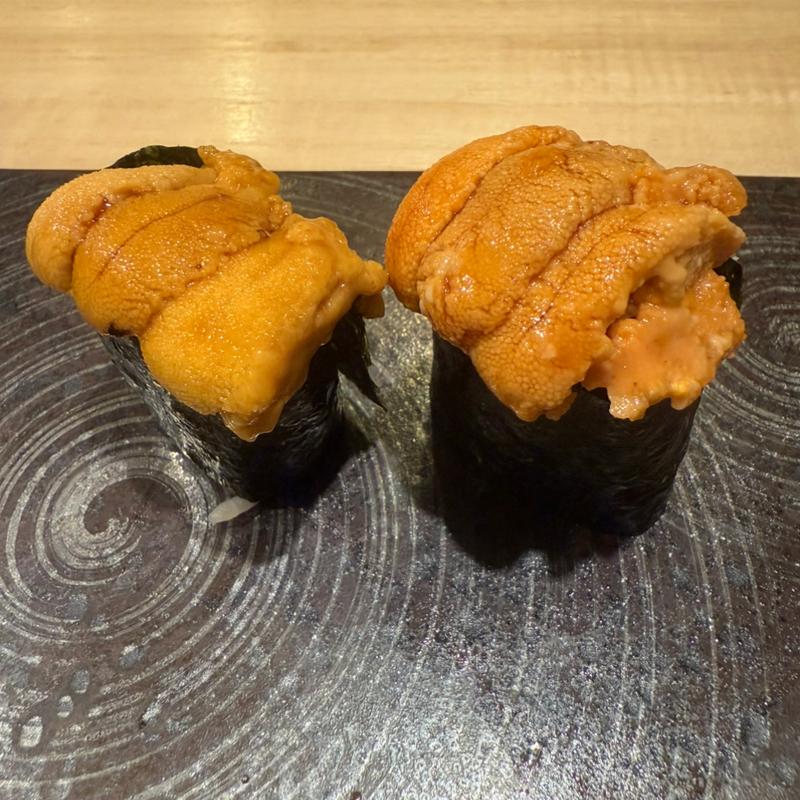 バフンウニ　ムラサキウニ(かっぱ寿し )