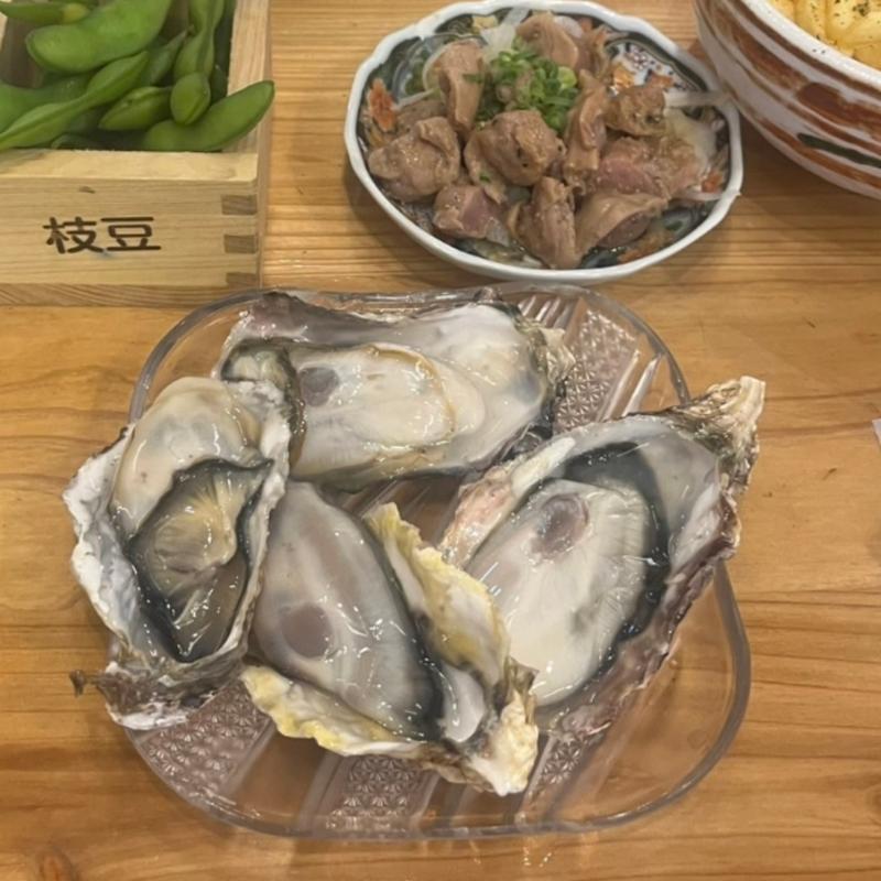 生牡蠣(スシクシ酒場 どうぞっ！ 京都駅北店)