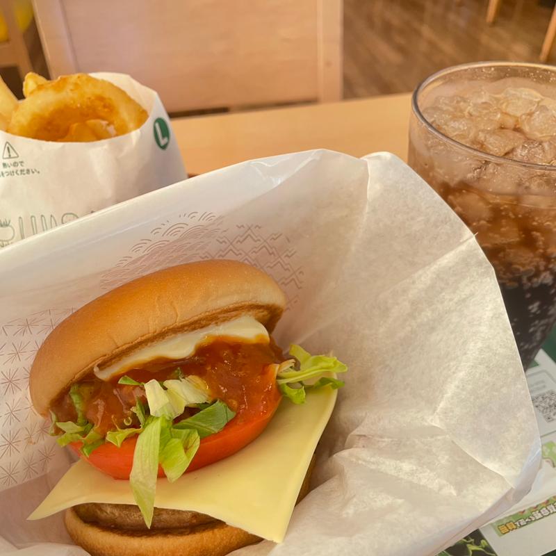 モスタコスバーガー(オニポテセット)(モスバーガー 宝塚中山店)