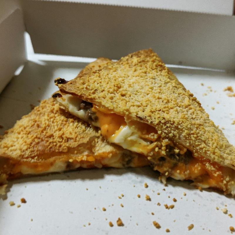 クリスピッツァバーガー ダブルチーズビーフ(ドミノ・ピザ横浜野庭町店)