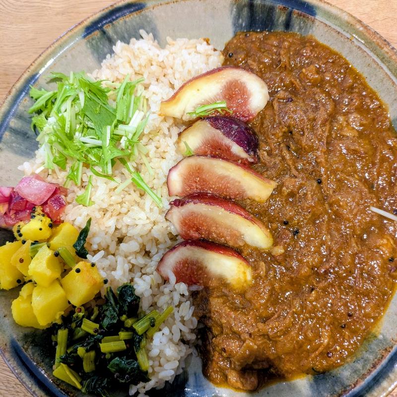 期間限定宮崎県産黒毛和牛とイチジクのスパイスカレー(こっそりカレー)