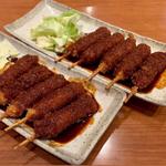 名物 ロース串かつ(みそ)