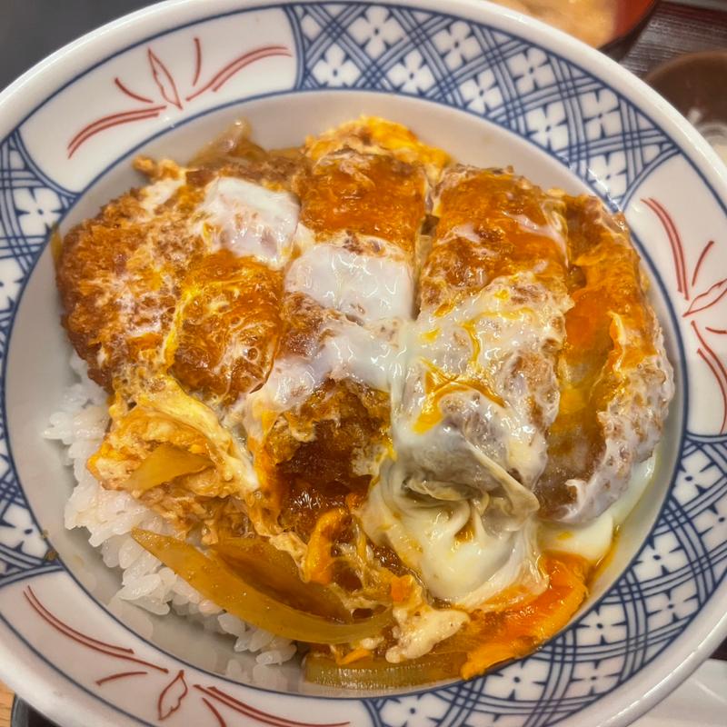 Aセット（かつ丼と蕎麦）(手打ちそば処 久霧)