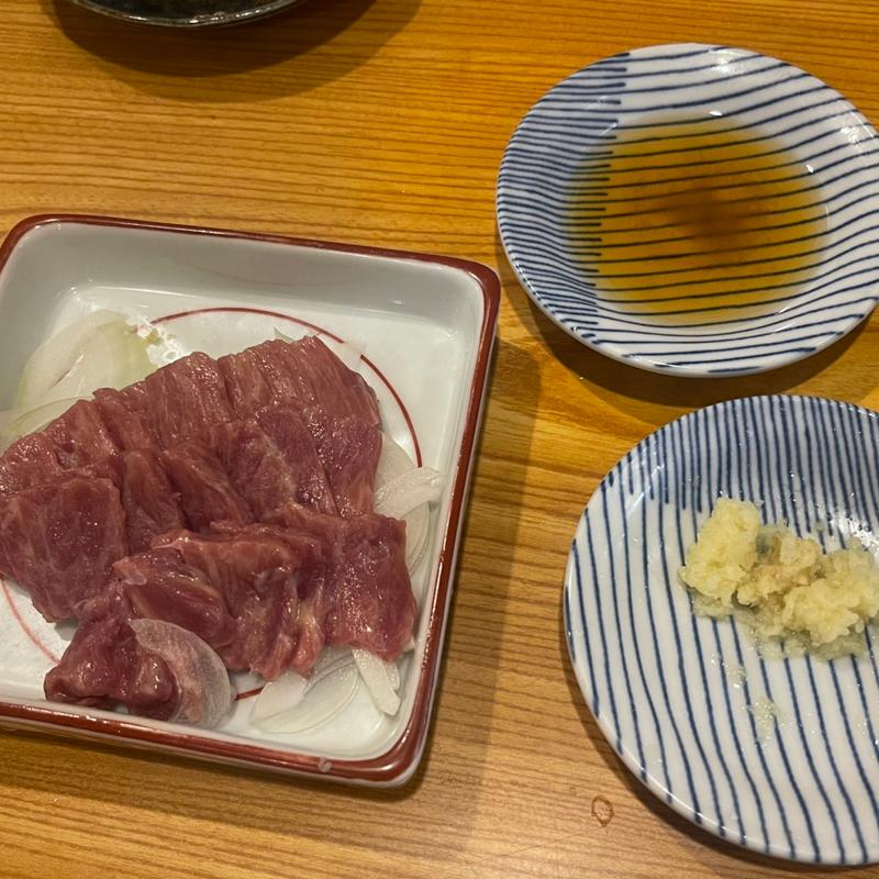 馬刺し(武州うどんあかね&みどりダイニング)