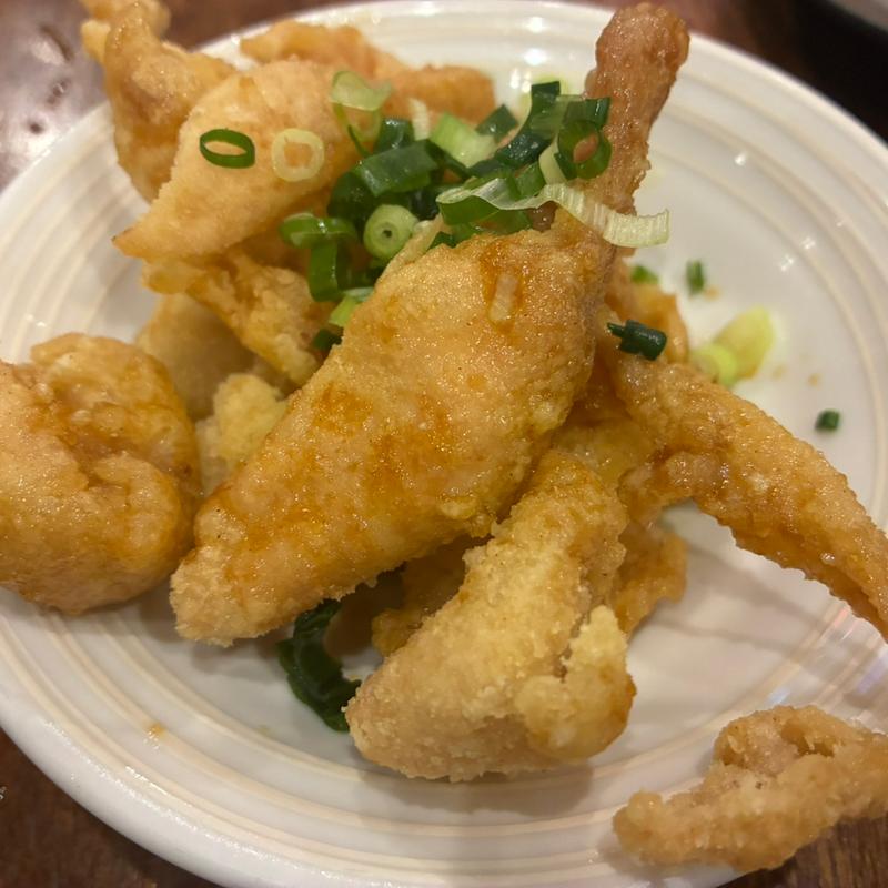 カリカリ鶏皮ポン酢(串かつ でんがな 大塚店)