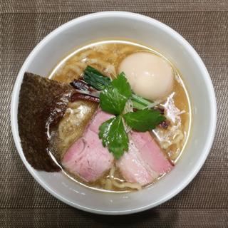 味玉手揉み塩そば