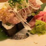 トロたくのっけ寿司