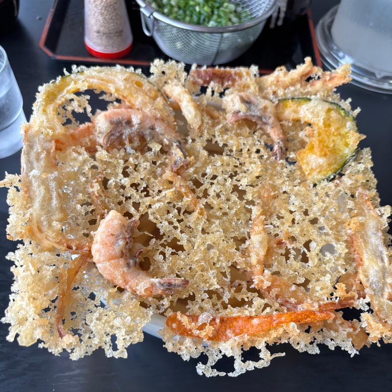 天ぷらうどん(手打ちうどん　たぐち)