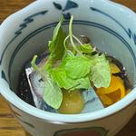 さんまともずく酢(よもぎ)